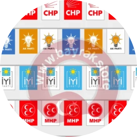Siyasi Parti Bayrakları Görselleri