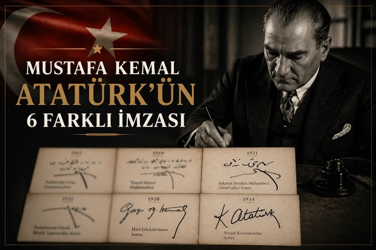 Atatürk gerçek imzası